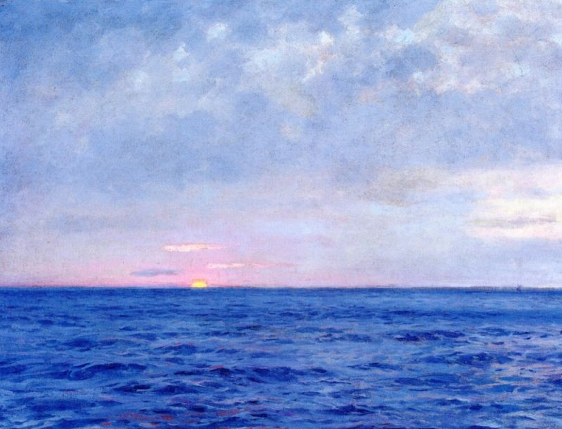 Sunset on the Baltic Poster