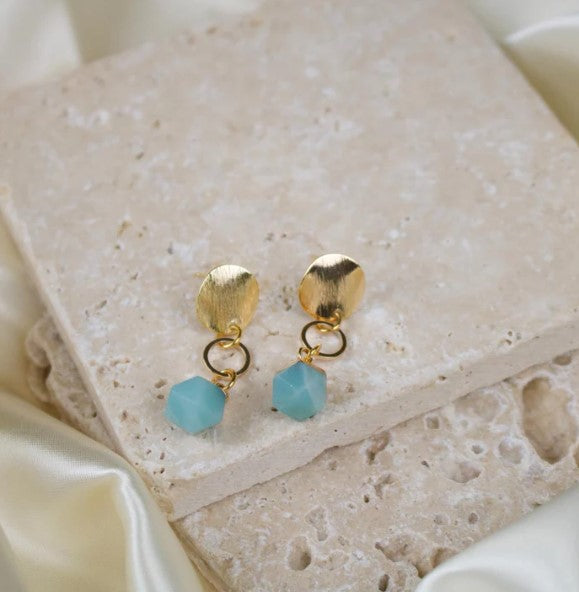 Wren Amazonite Earrings