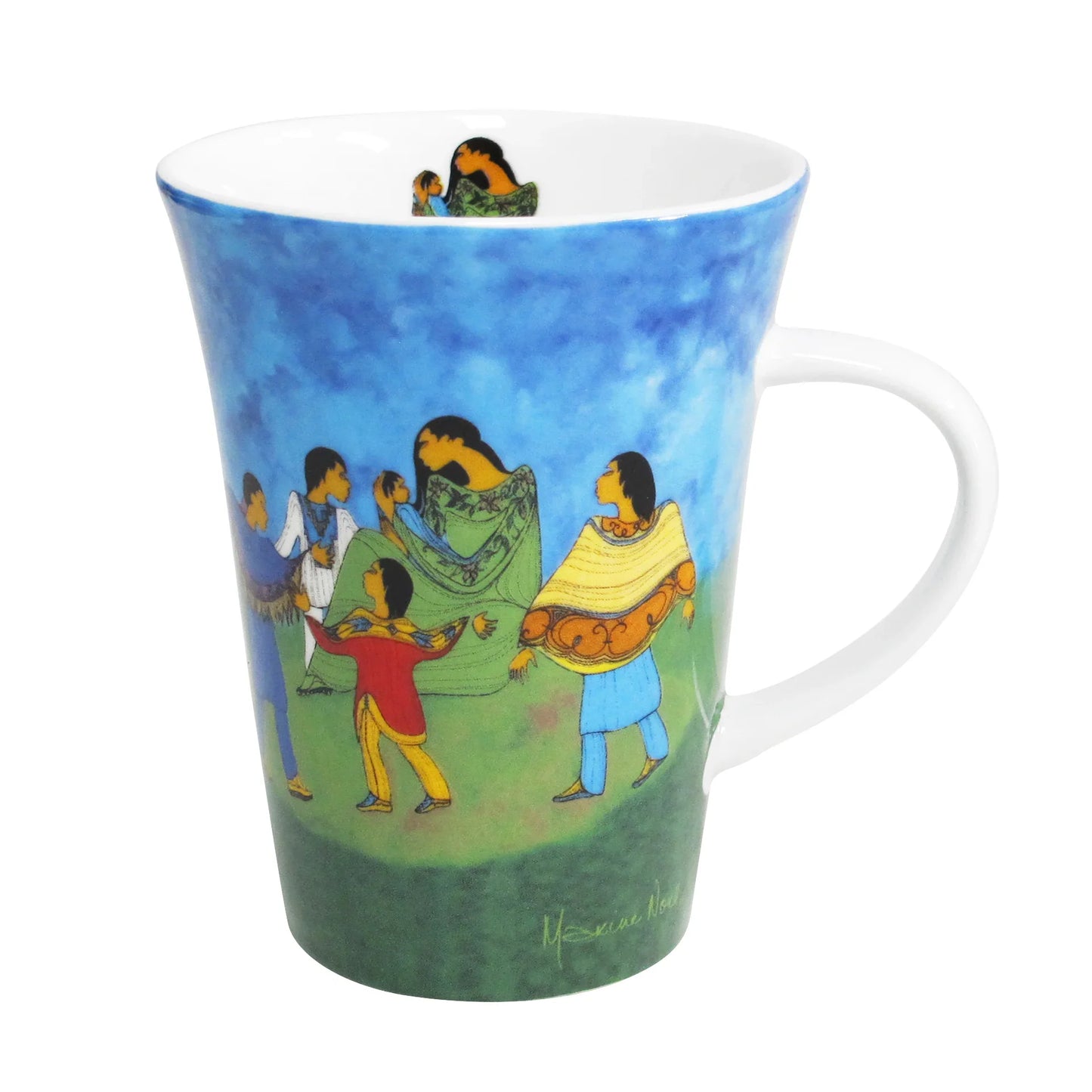 Family Circle Porcelain Mug