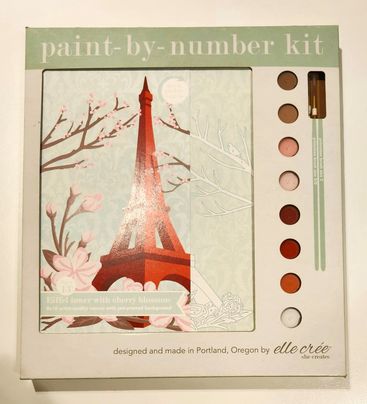 Eiffel Tower Paint by Numbers