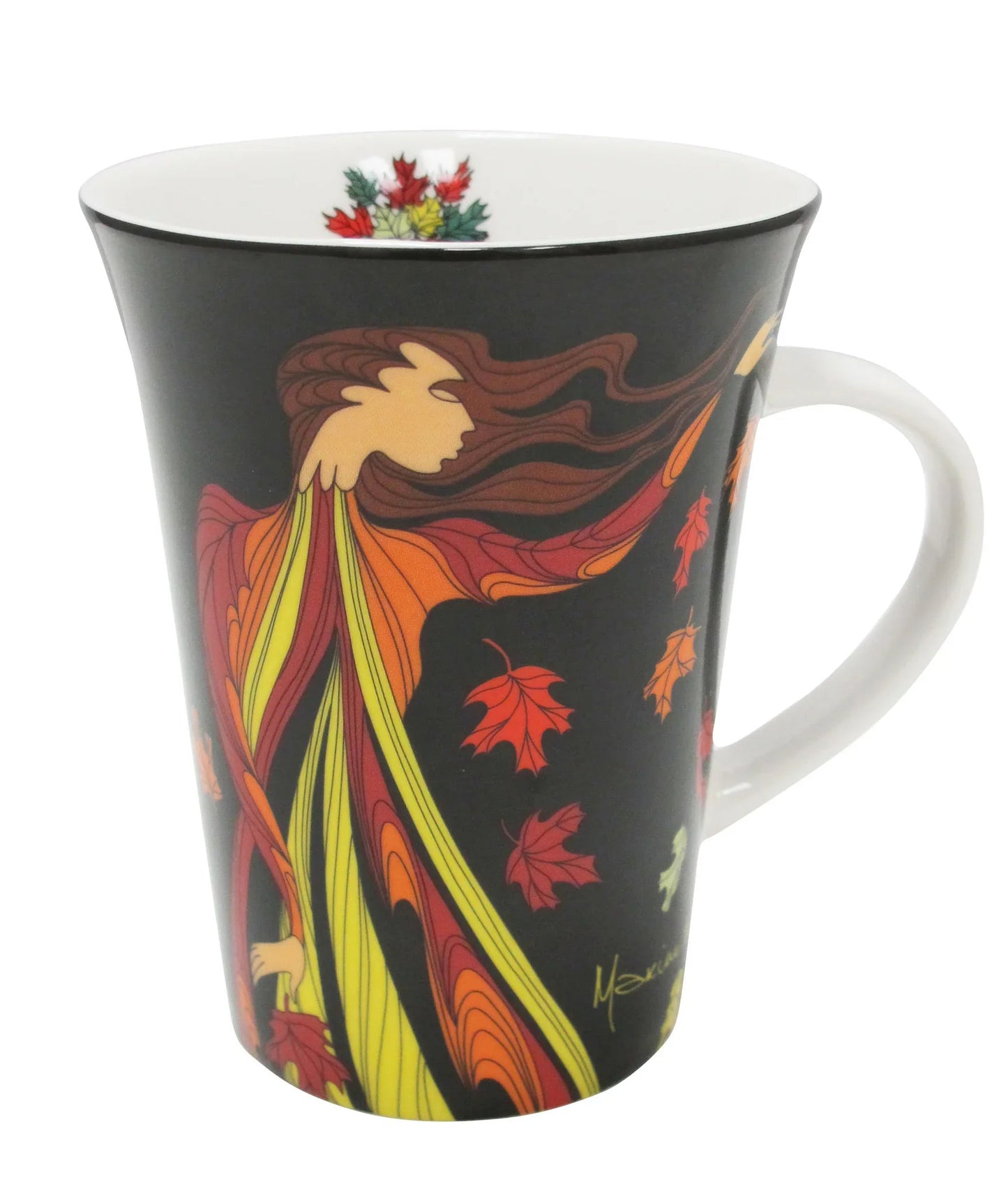 Leaf Dancer Porcelain Mug