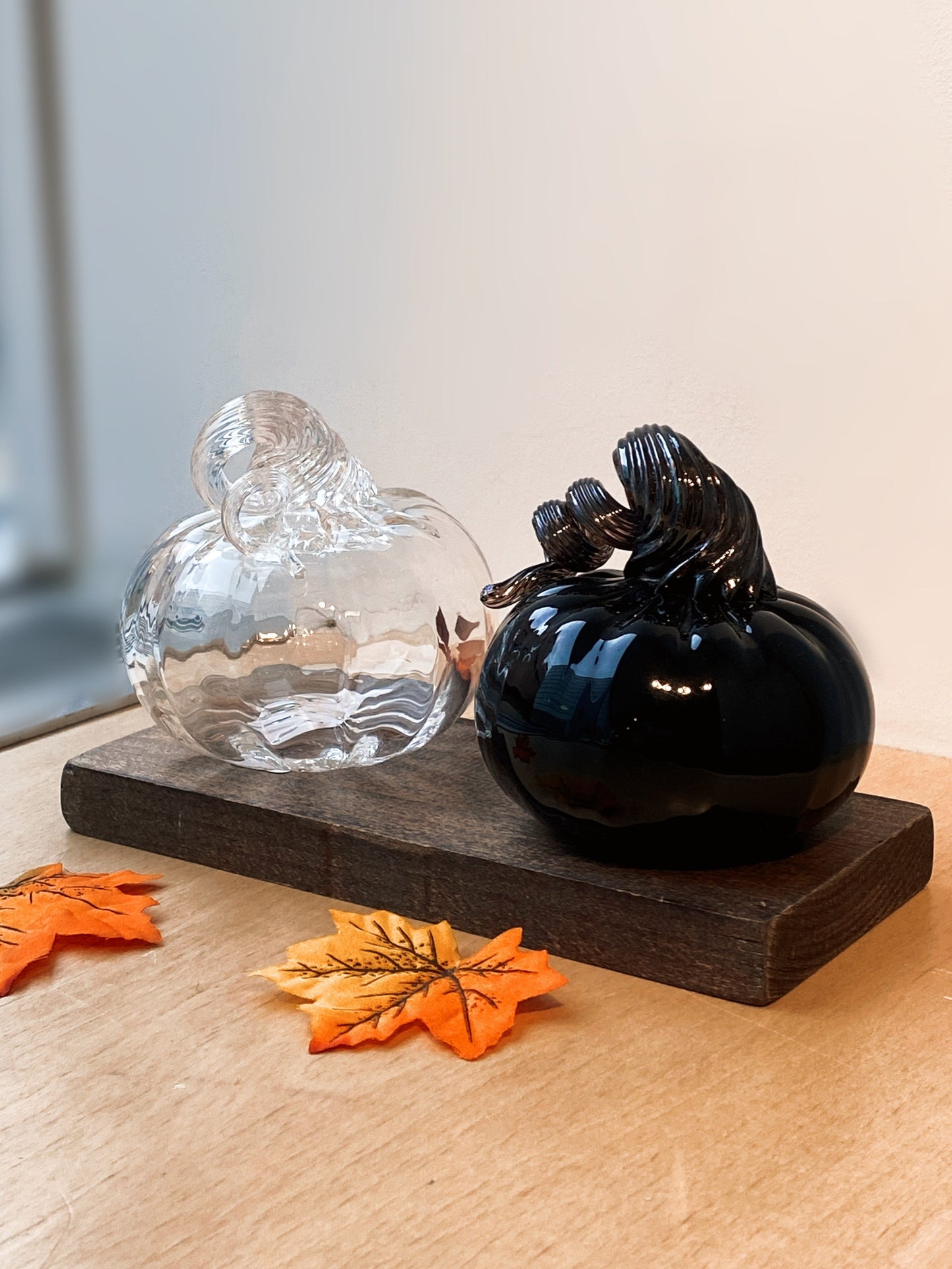 4" Glass Pumpkins