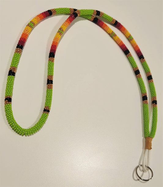 Beaded Lanyard by Bangarang Beads
