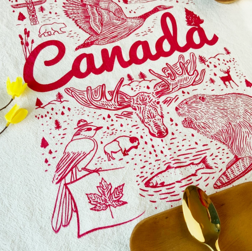 Canada Commemorative Tea Towel
