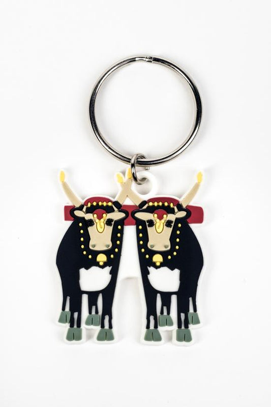 Maud Oxen Keychain