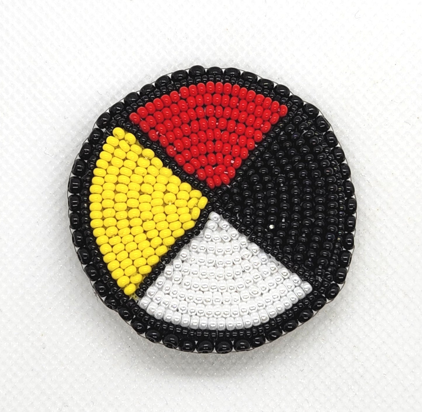 Beaded Medicine Wheel Patch