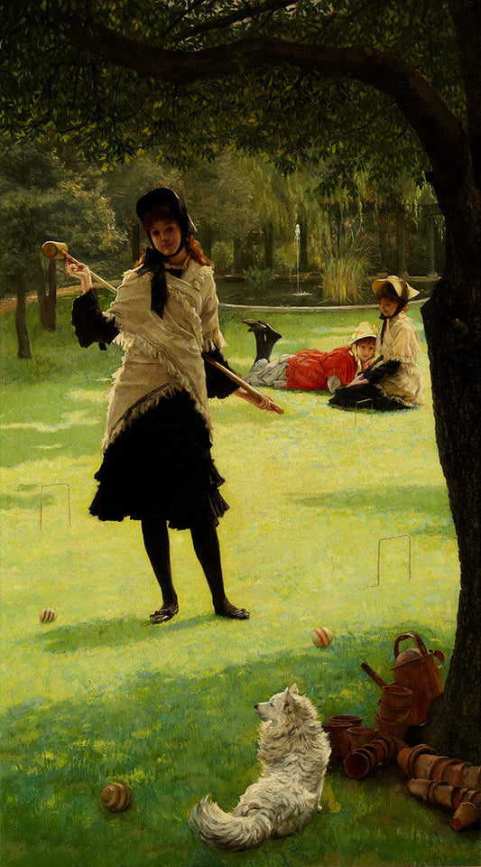 Tissot's Croquet Girl Card