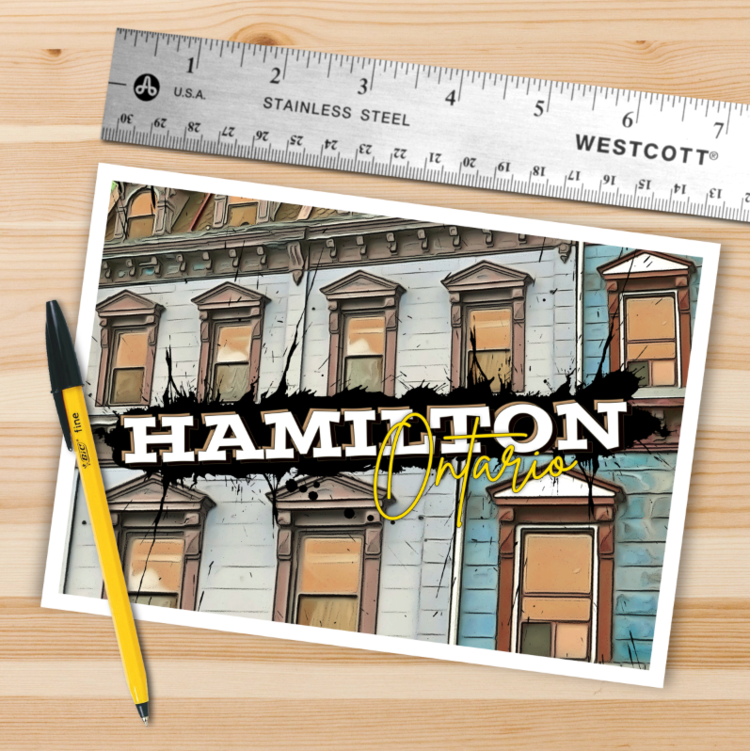 Hamilton Window Postcard