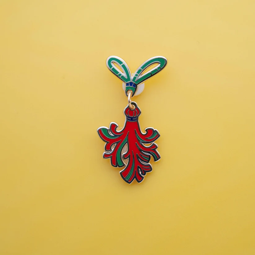 Prosperity Tassel Enamel Pin