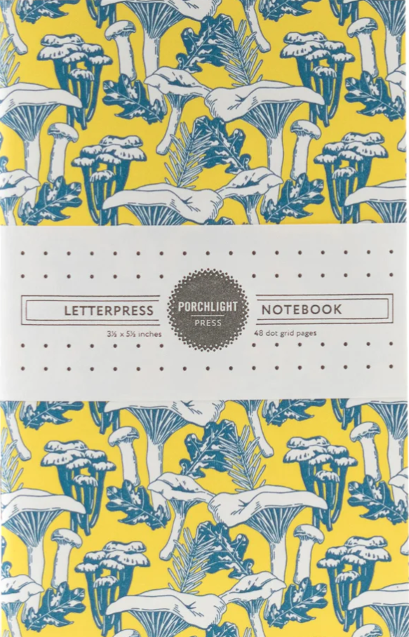 Chanterelle Mushroom Large Notebook AGH Shop