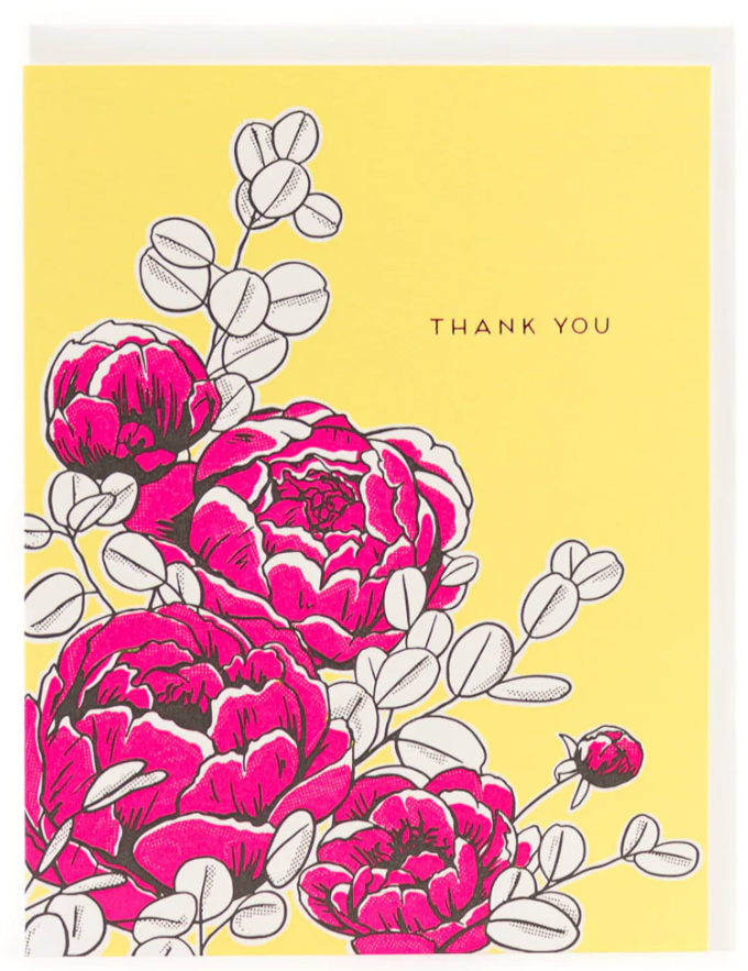 Peonies Card