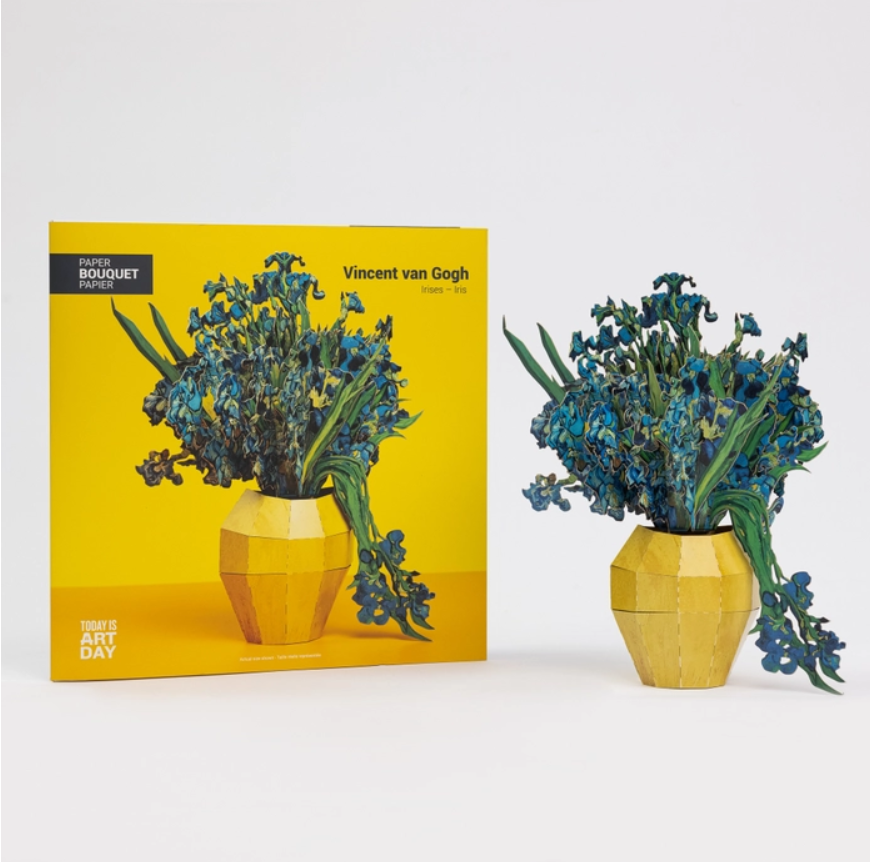 Van Gogh Irises Paper Bouquet