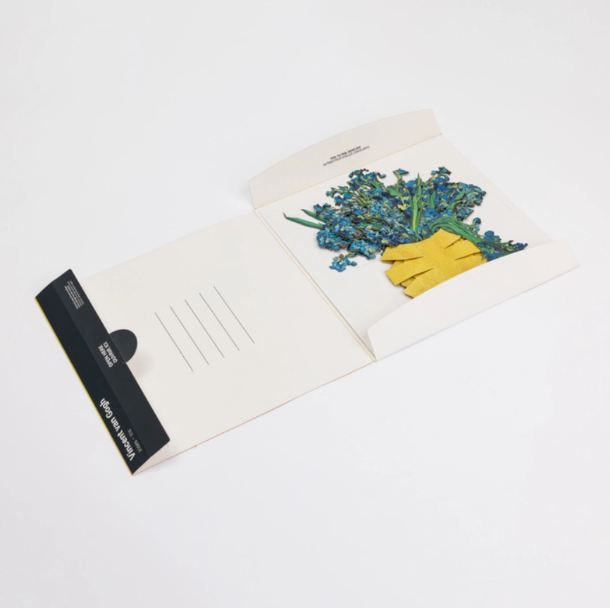Van Gogh Irises Paper Bouquet
