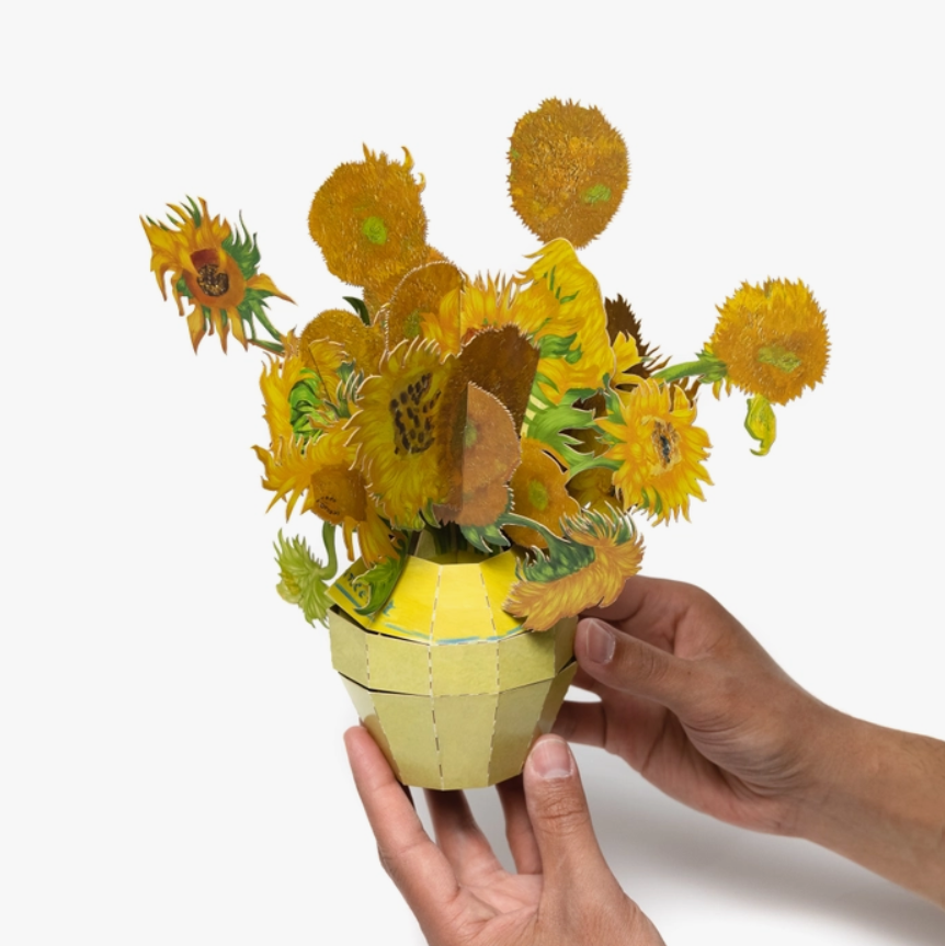 Van Gogh Sunflowers Paper Bouquet