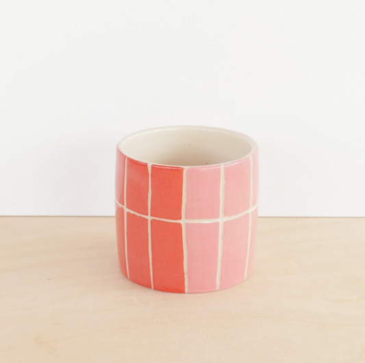 Small Ceramic Planter in Tile