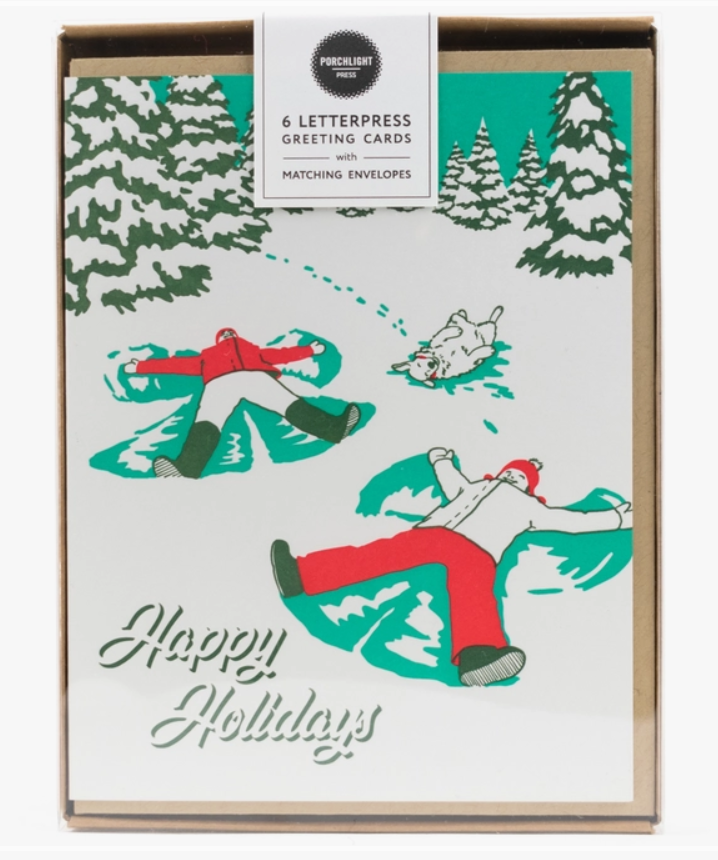 Vintage Snow Angel Boxed Cards
