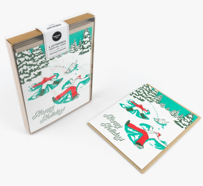 Vintage Snow Angel Boxed Cards