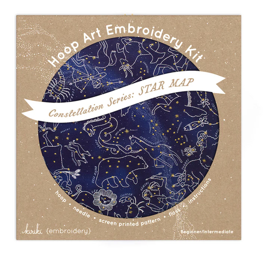 Star Map Hoop Kit Embroidery