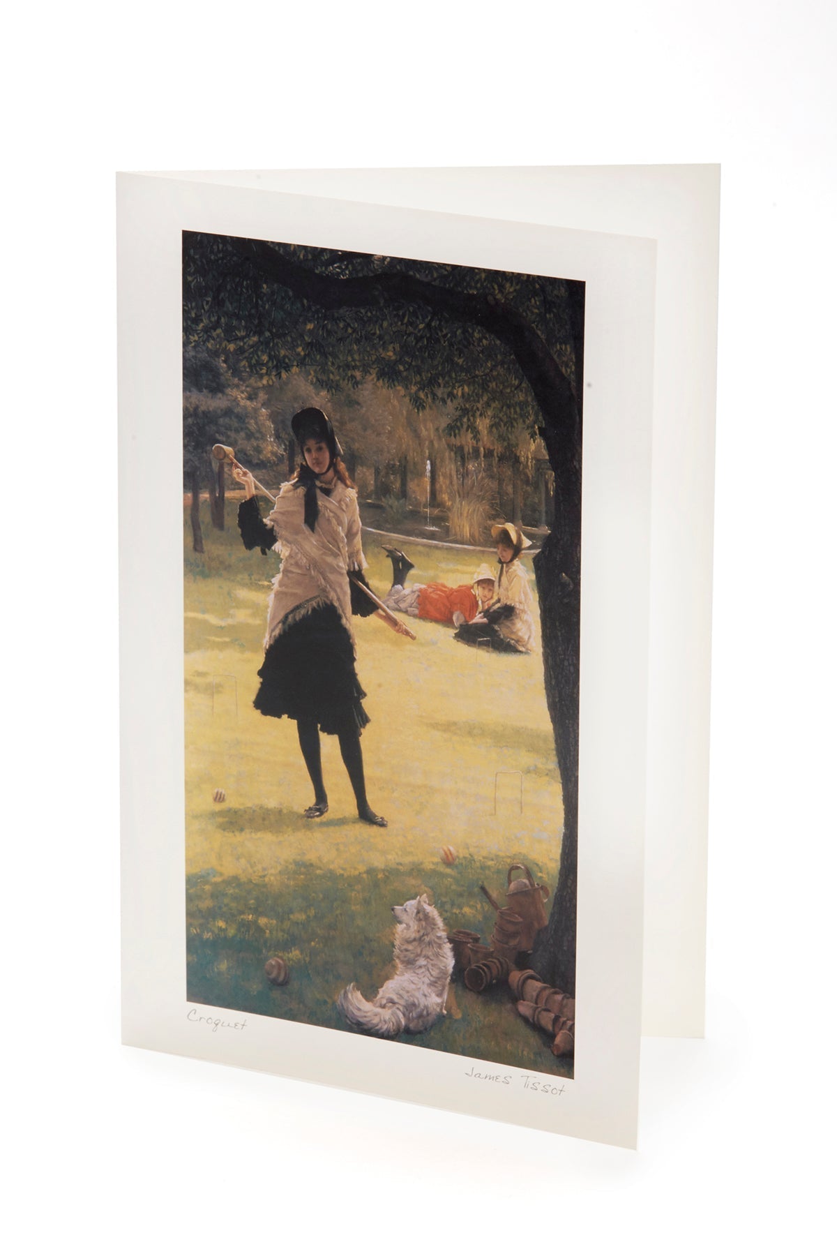 Tissot's Croquet Girl Card
