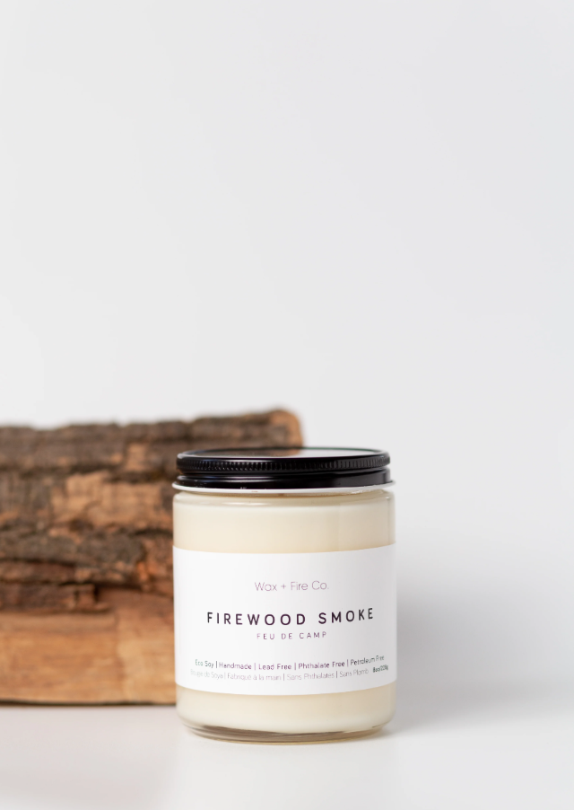 8oz Firewood Smoke Soy Candle