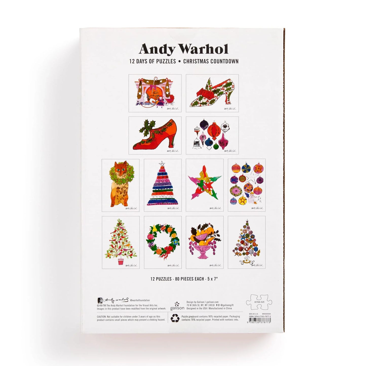 Warhol 12 Days of Puzzles