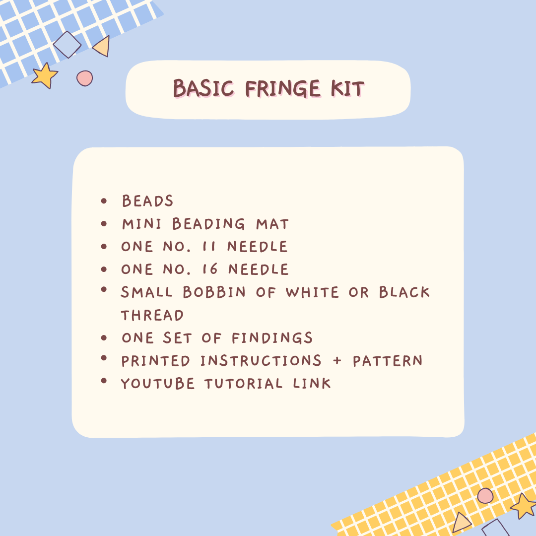 Fringe Bone Earring Beading Kit