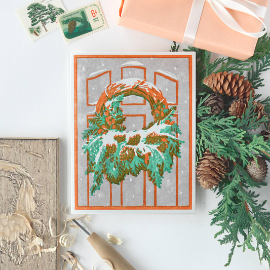 Snowy Wreath Boxed Cards