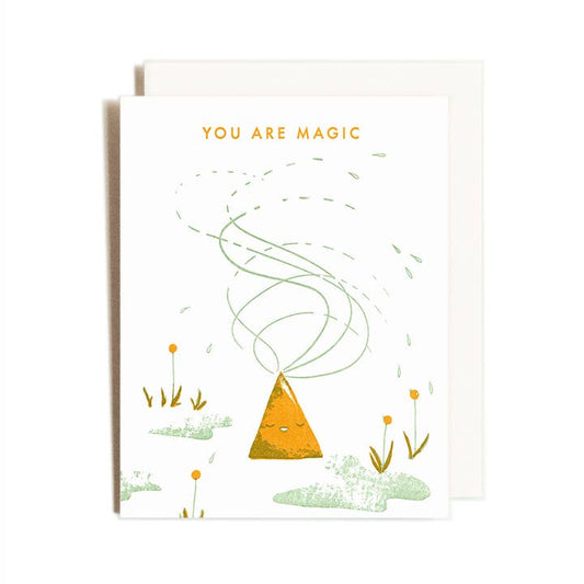 You Are Magic Letterpress Card