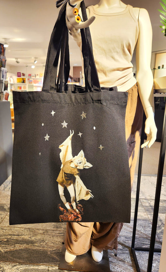 Bat Dance Black Tote