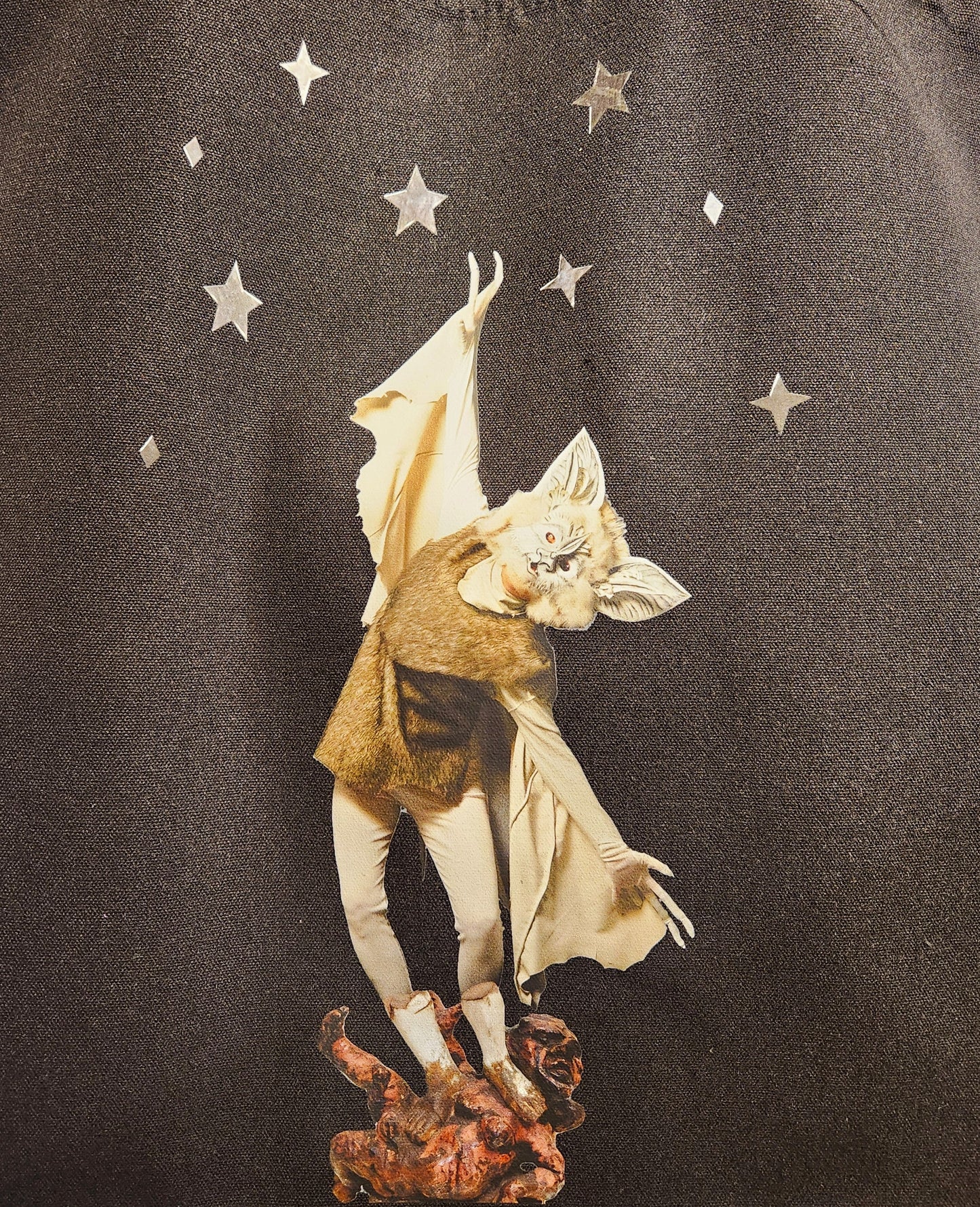 Bat Dance Black Tote