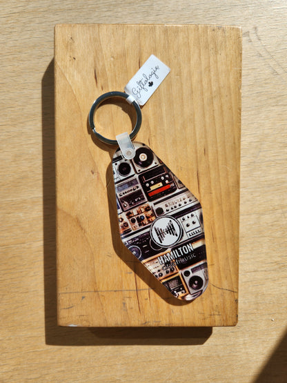 Hamilton Retro Hotel Keytag