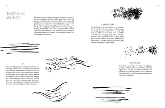 15-Minute Art Pen & Ink