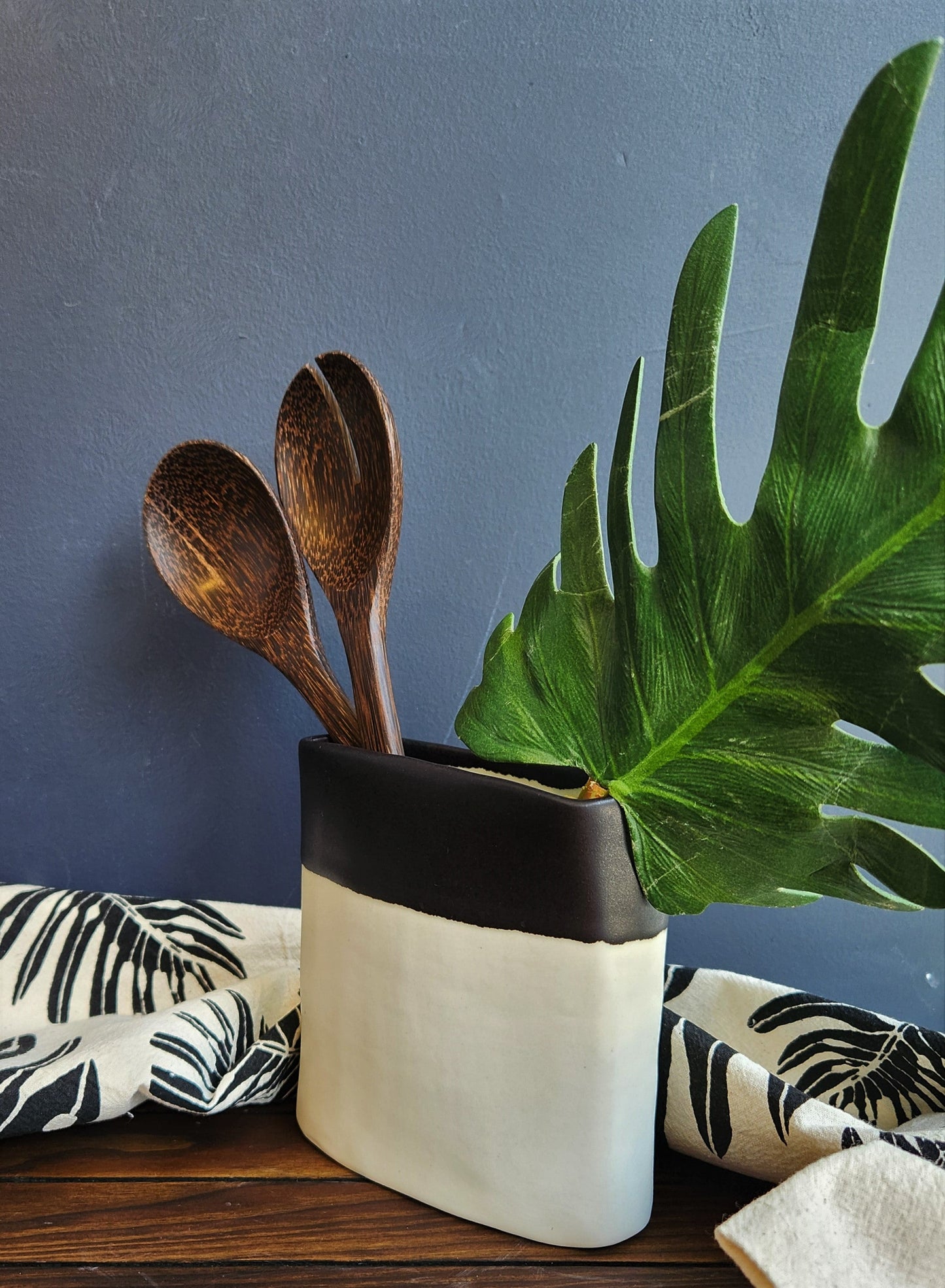 Dipped Oval Vase