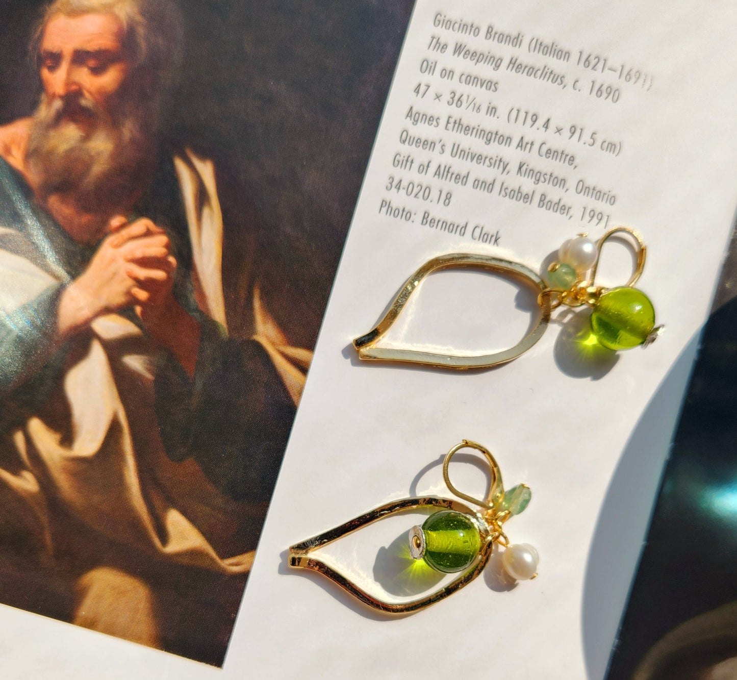 Preston Earring in Absinthe