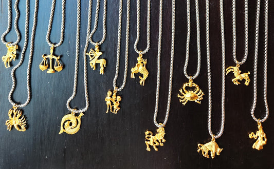 AGH ❤ Par Ici Zodiac Charm Necklace