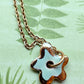 Flat Flower Necklace