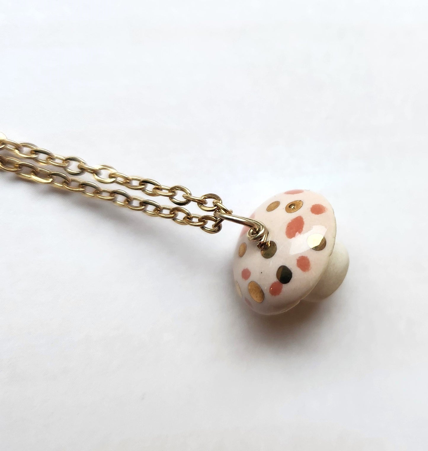 Tiny Mushroom Necklace