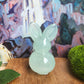 Glass Bunny Rabbit Paperweight
