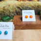 Glass Stud Earrings