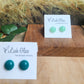 Glass Stud Earrings