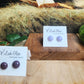 Glass Stud Earrings