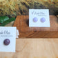 Glass Stud Earrings