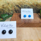 Glass Stud Earrings