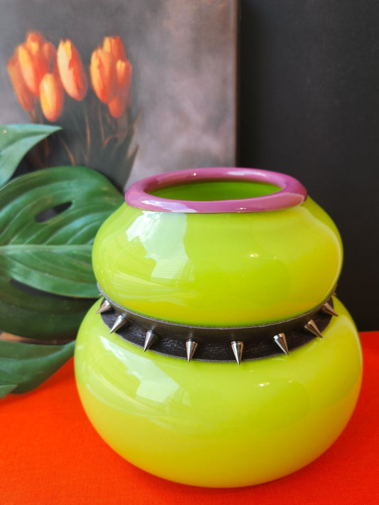 Green Hourglass Pot