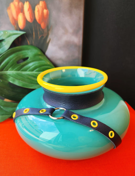 Teal Necked Bowl