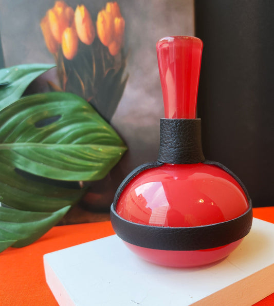 Red Small Belted Bottle