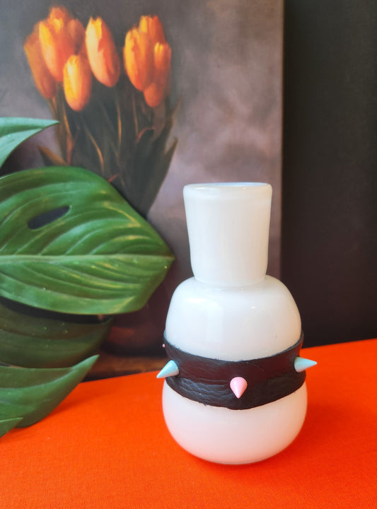 White Small Belted Bottle