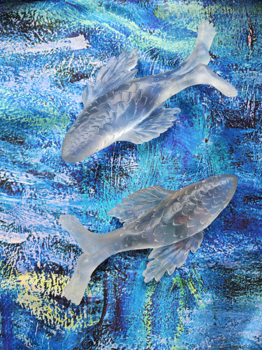 Fish Feet Glass Sculpture