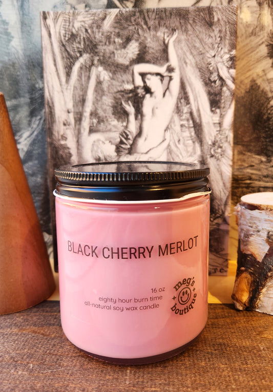 Black Cherry Merlot 16oz Candle
