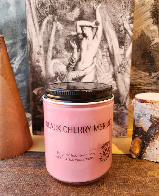 Black Cherry Merlot 8oz Candle